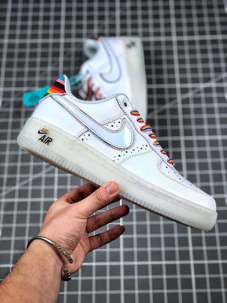 Nike Air Force 1 Betrue 2020新款 空軍一號彩虹情侶款休閒板鞋