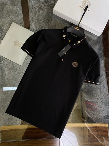 versace polo衫 2021新款 凡賽斯翻領短袖polo衫 MG0319款