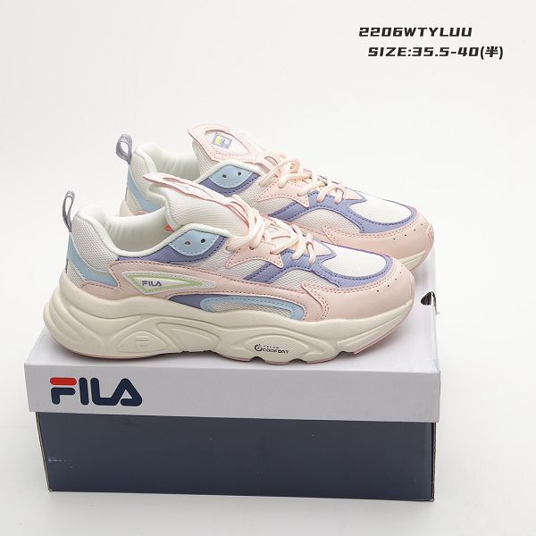 FILA 2022新款 夏新款透氣老爹鞋女復古火星鞋1S女款輕便跑步鞋