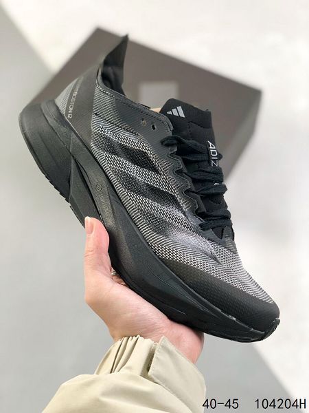 Adidas Adizero Boston 12 全新男款夏季透氣網眼競速跑鞋