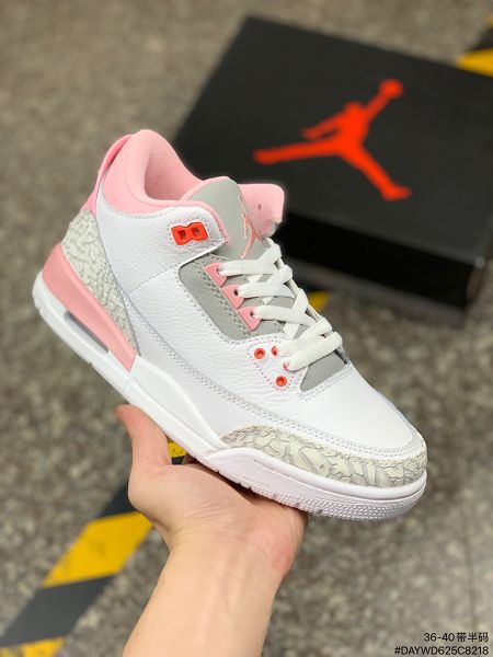 Nike Air Jordan 3 Retro 2021新款 喬丹3代中幫女款復古運動文化籃球鞋