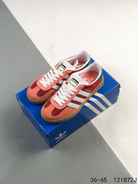 Adidas Gazelle Indoor 尼龍布 三葉草復古防滑耐磨低幫板鞋 2024新款男女鞋