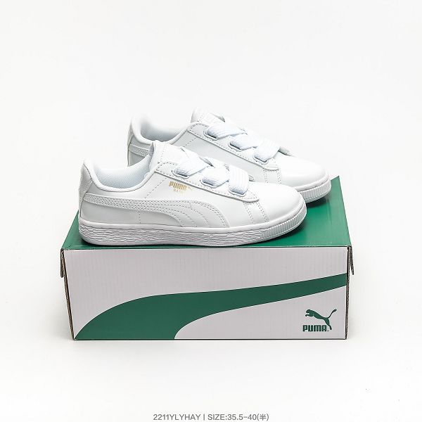 PUMA SUEDE CLASSIC 2022新款 絲綢綁帶蝴蝶結女神板鞋