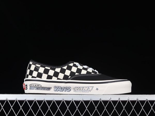 Vans Authentic 2022新款 安納海姆黑白棋盤格潮流百搭休閒板鞋