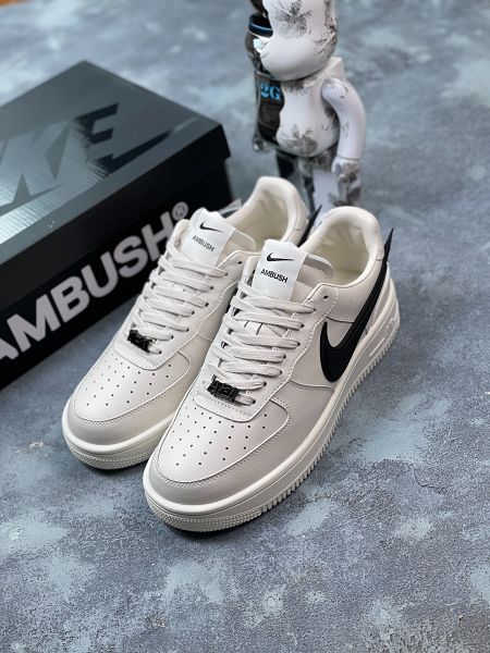 AMBUSH x Nike Air Force 1 Low BlueYellow 聯名賽車藍黃大鈎寬底版系列 男女款低幫板鞋