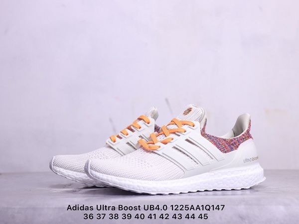 Adidas Ultra Boost UB4.0 2022新款 針織面爆米花緩震耐磨男女款跑步鞋