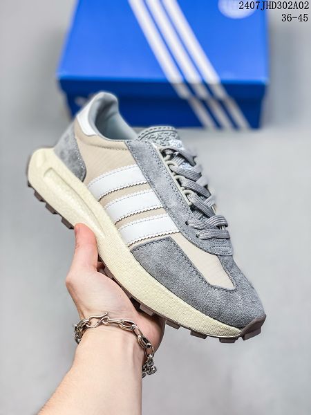 Adidas Originals Retropy Boost E5 復古賽車原型一代系列 2024新款男女生爆米花緩震休閒運動慢跑鞋