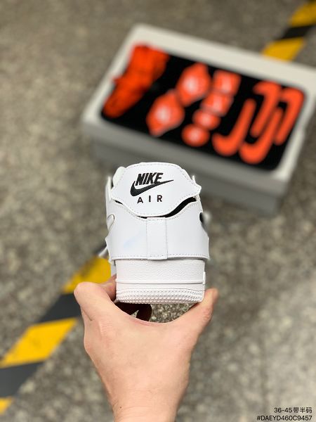 Nike Air Force 1 07 2022新款 DIY拆卸拼接魔術貼男女款低幫運動板鞋