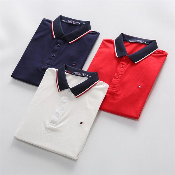 tommy hilfiger polo衫 2022新款 湯美費格翻領短袖polo衫 MG8242款