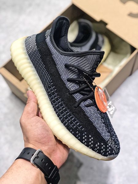 Adidas Yeezy Boost 350 V2 2020新款 真爆椰子情侶款慢跑鞋 帶半碼