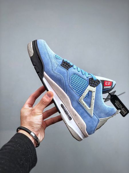 Nike Air Jordan 4 Retro 大學藍北卡藍色 2024全新男女款籃球鞋