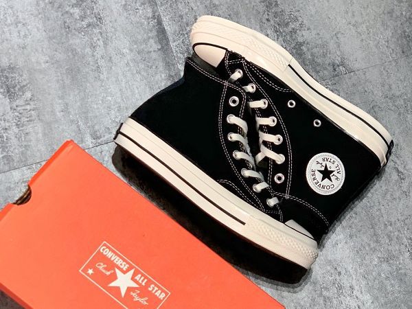 Converse Chuck 70s 2020新款 匡威麂皮絨毛情侶款高幫板鞋