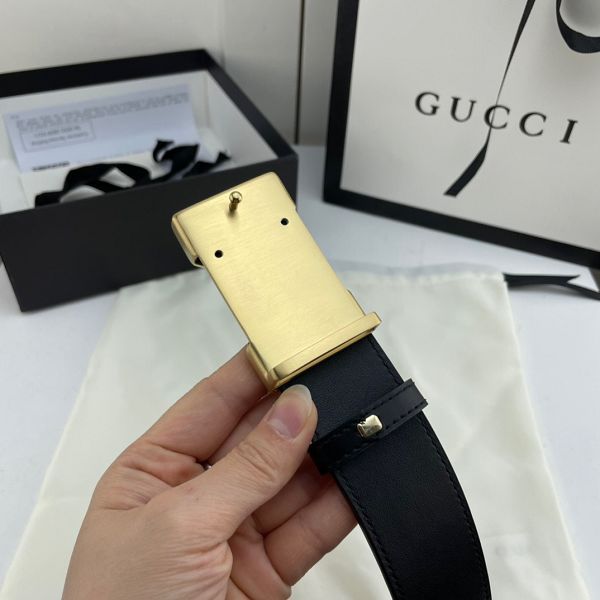 gucci皮帶 古馳2022新款皮帶 HF032905頭層牛皮壓花紋百搭腰帶