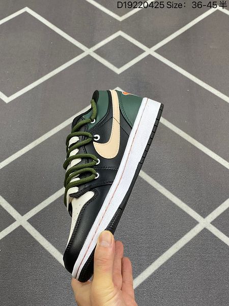 Nike Air Jordan1 Low 一代 解構綁帶低幫經典男女款運動籃球鞋