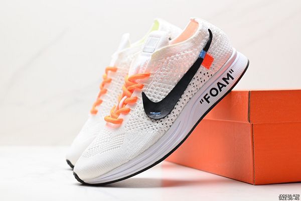 Nike Flynit Racer 系列 針織網透氣 舒適腳感緩震運動跑步鞋情侶鞋