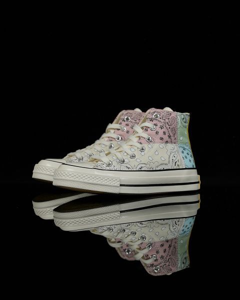 Offspring Paisley x Converse 1970s Pathwork 聯名款 拼接腰果花高幫帆布鞋情侶鞋