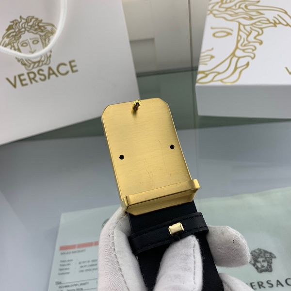 versace範思哲 2020新款皮帶 HF202026皮壓花紋時尚腰帶