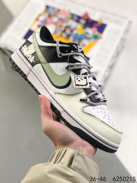 Nike SB Dunk Low 綁繩綁帶系列2024全新男女鞋 復古低幫休閒運動滑板板鞋