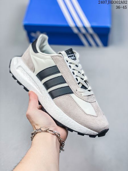 Adidas Originals Retropy Boost E5 復古賽車原型一代系列 2024新款男女生爆米花緩震休閒運動慢跑鞋