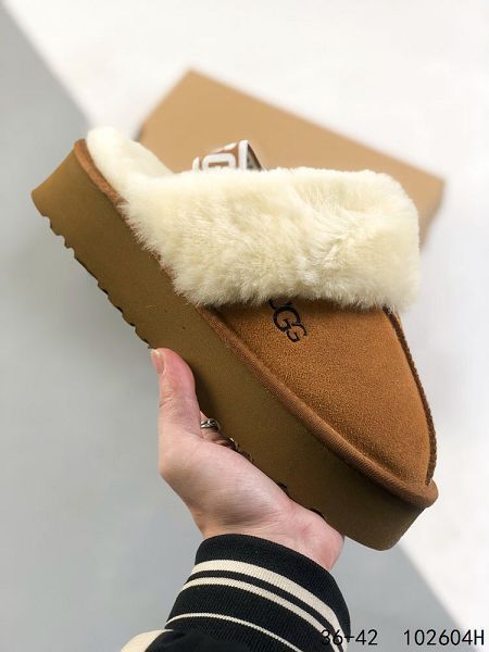 UGG W NEUEL 系列 秋冬新款防污系列 女款保暖毛毛舒適便鞋半拖鞋