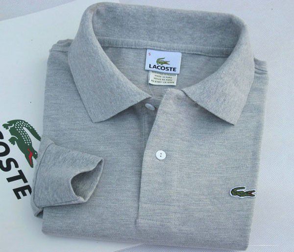 lacoste 鱷魚polo衫 經典款翻領長袖情侶裝polo衫