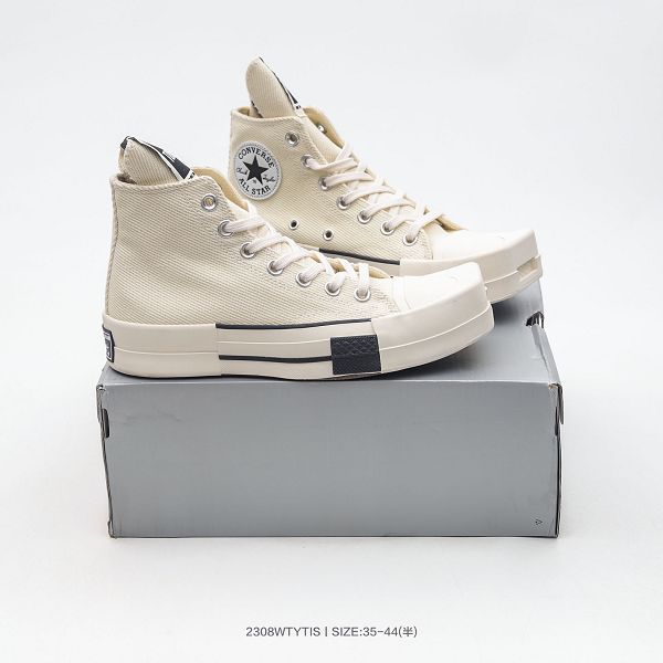 Converse x Rickowens 聯名款 2023全新男女款高幫休閒板鞋