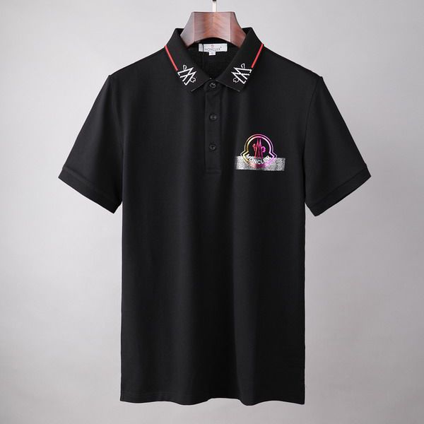 moncler polo衫 2021新款 蒙口翻領短袖polo衫 MG0318款