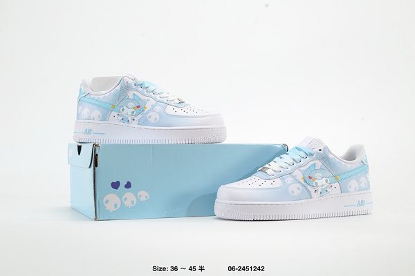 Nike Air Force 1 Low 07 奇幻魔法Melody Kuromi聯名款 2024最新情侶款休閒板鞋