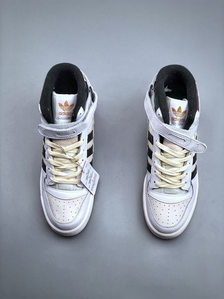 Adidas Originals Forum 84 High 米白黑 2024全新男女款高幫休閒板鞋