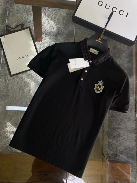 gucci polo衫 2021新款 古馳翻領短袖polo衫 MG0319款