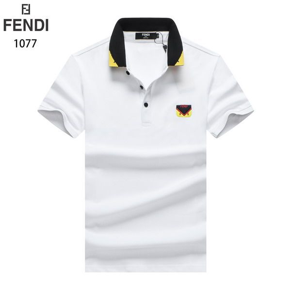 fendi polo衫 2021新款 芬迪翻領短袖polo衫 MG1077款