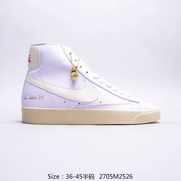 Nike Blazer Mid 2022新款 復古開拓者系列男女款休閑板鞋