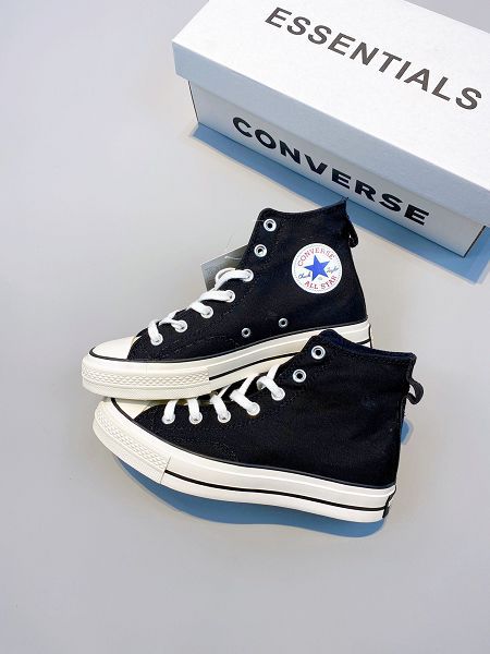 Fear Of God Essentials x Converse 70s FOG 2020新款 聯名皮面鞋舌情侶款帆布板鞋