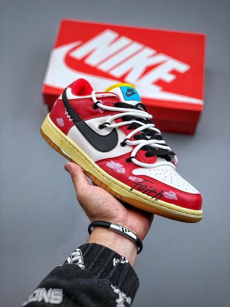 Futura x Nike Dunk Low SB 2022新款 聯名款解構綁帶男女款滑板鞋