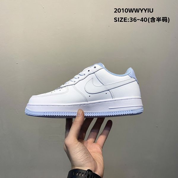 Nike Wmns Air Force 1 GS 2020新款 空軍一號經典低幫女生休閒板鞋 帶半碼