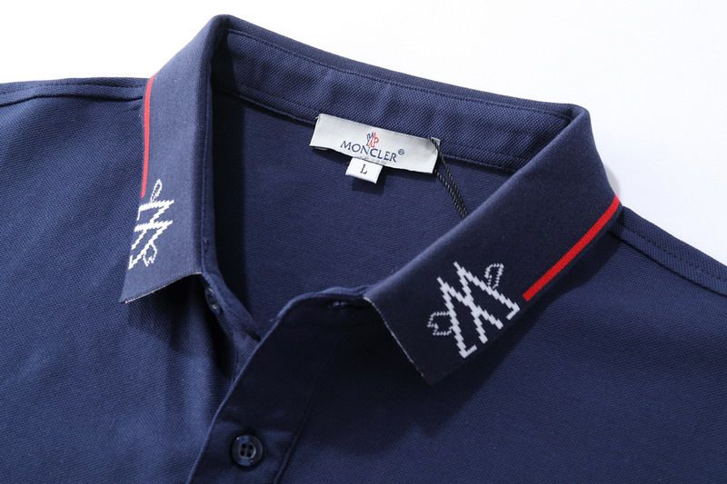 moncler polo衫 2021新款 蒙口翻領短袖polo衫 MG0318款