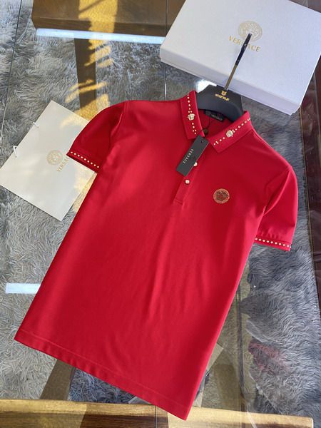 versace polo衫 2021新款 凡賽斯翻領短袖polo衫 MG0319款