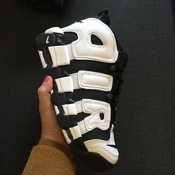 air more uptempo pippen 皮蓬大air字母 全气垫情侣款篮球鞋 熊猫