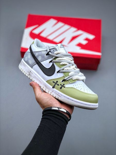 Futura x Nike Dunk Low SB 2022新款 聯名款解構綁帶男女款滑板鞋