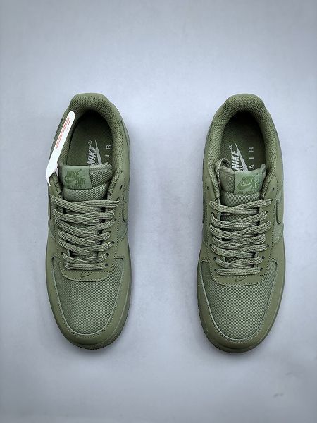 Nike Air Force 1 Low 07空軍一號低幫休閒板鞋 2024男女鞋軍綠色