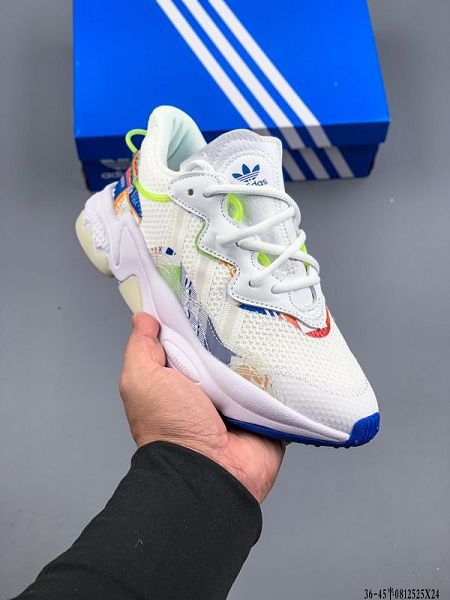 Adidas Originals Ozweego 2021新款 簡版椰子輕便透氣水管男女款老爹鞋 帶半碼