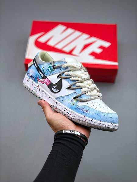 Futura x Nike Dunk Low SB 2022新款 聯名款解構綁帶男女款滑板鞋