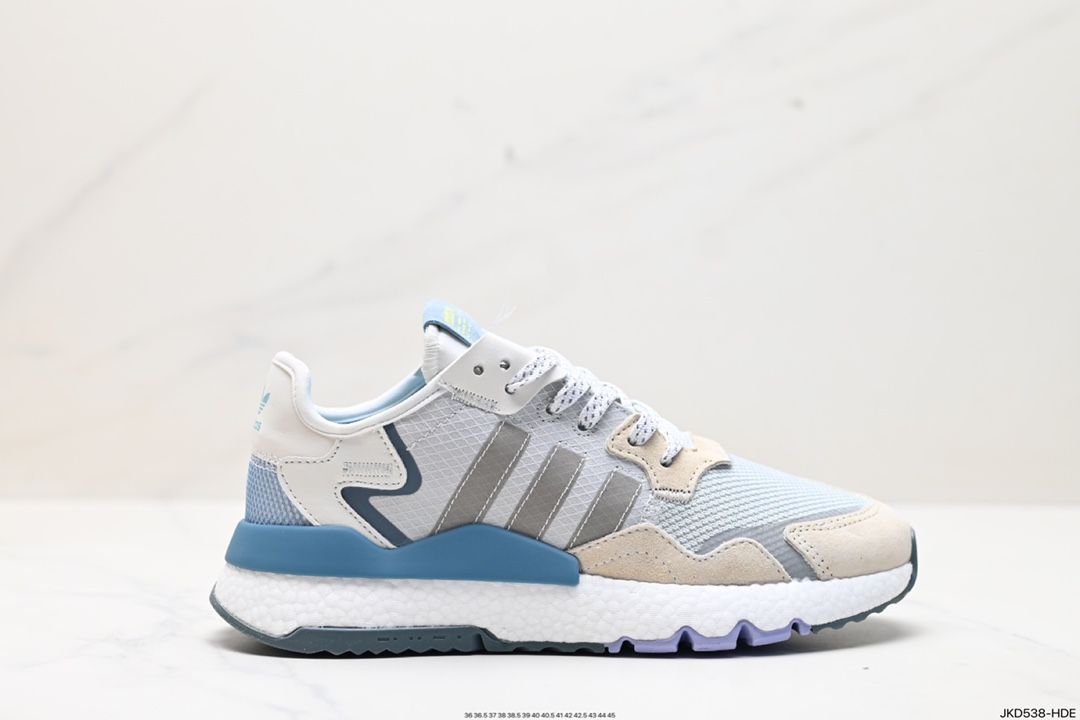 adidas 三葉草 NITE JOGGER 經典運動跑鞋 2024新款男女鞋夜行者