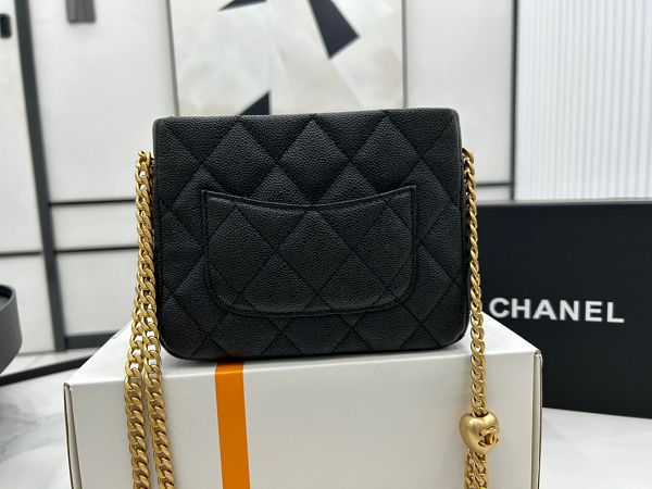 chanel包包 香奈兒2023新款手提包 DSAS3830愛心金球單肩斜挎包