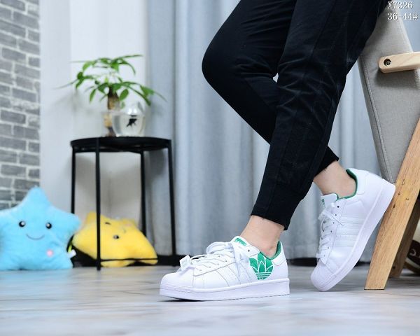 Adidas Originals Superstar W 2020新款 三葉草貝殼頭情侶款小白板鞋