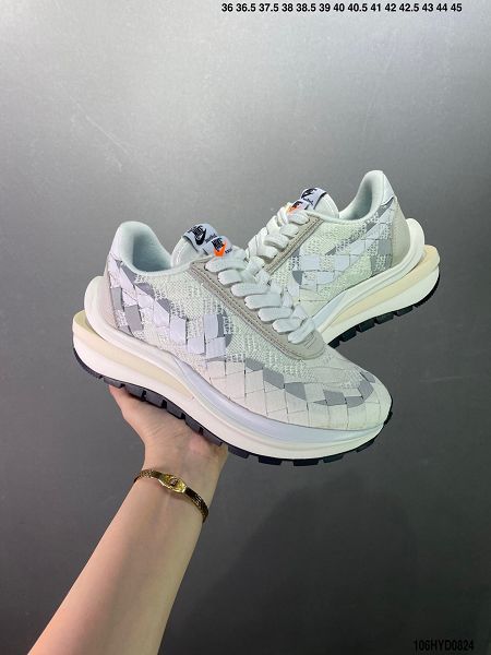 Jean Paul Gaultier x Sacai x Nike VaporWaffle 2023新款 解構前衛變形厚底男女款休閒慢跑鞋