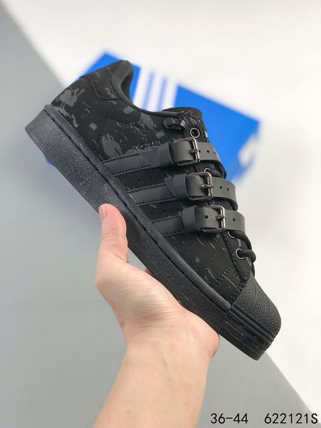 Adidas Superstar 2024男女款三葉草 皮帶扣 貝殼頭系列經典休閒運動板鞋