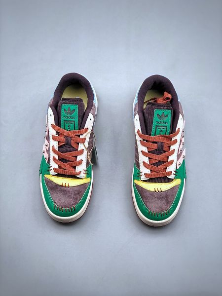 Melting Sadness x Adidas Originals Forum 84 Low 2023新款 羅馬系列魔術貼低幫復古男女款運動板鞋