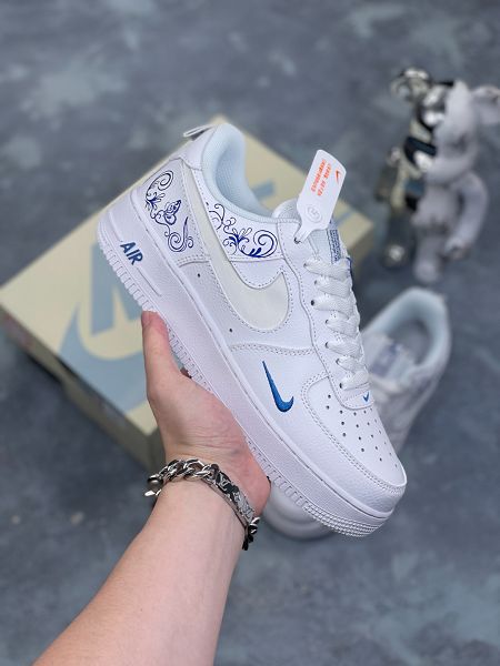 Nike Air Force 1'07 Low 蝶戀花 空軍一號低幫休閒板鞋情侶鞋