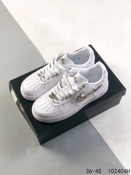 Nike Air Force 1 Low 2024全新男女款金屬鈎 低幫百搭休閒運動板鞋